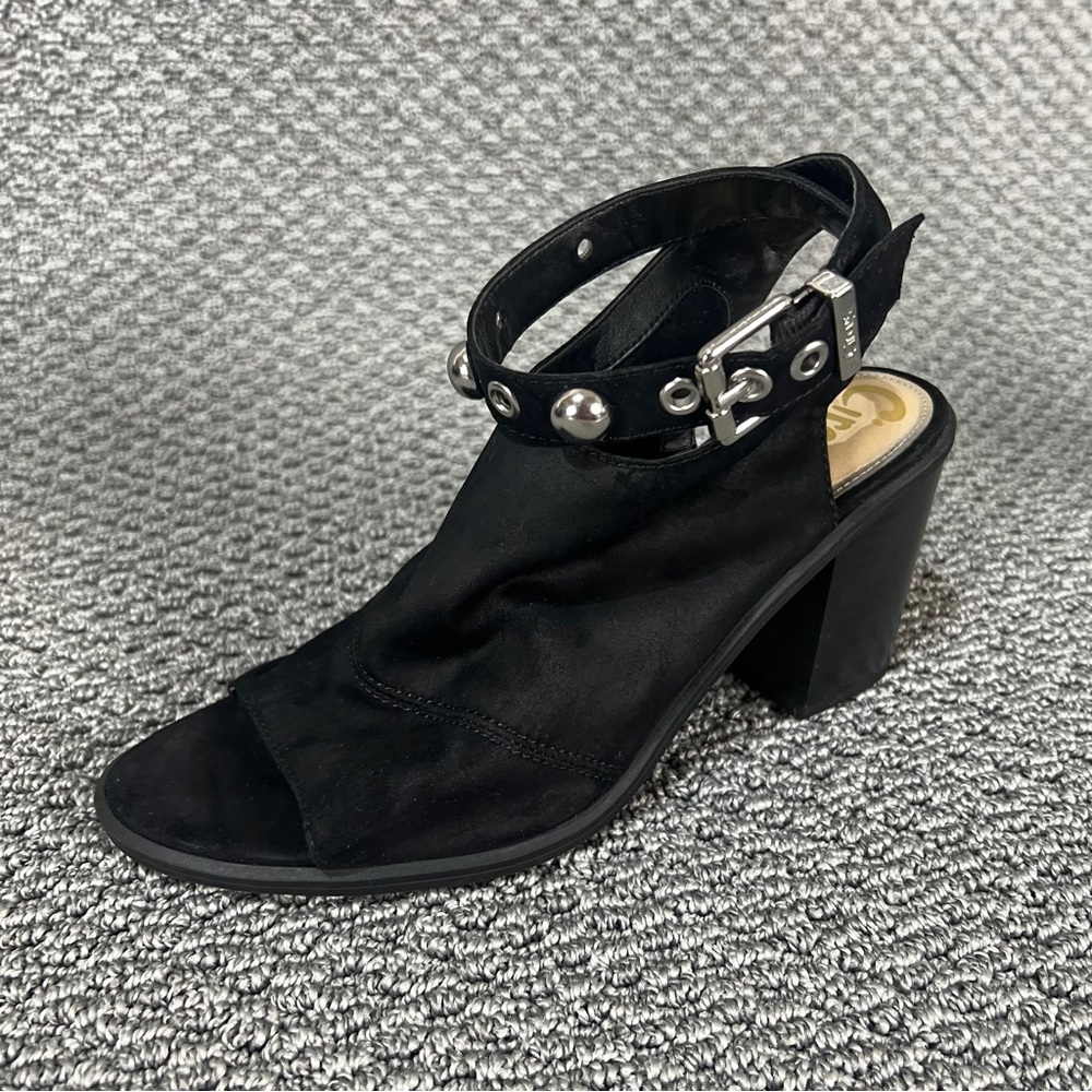 Circus by Sam Edelman Black Heeled Booties with Skull Detail